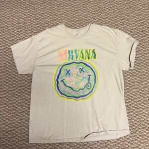 Retro Smiley Band Tee